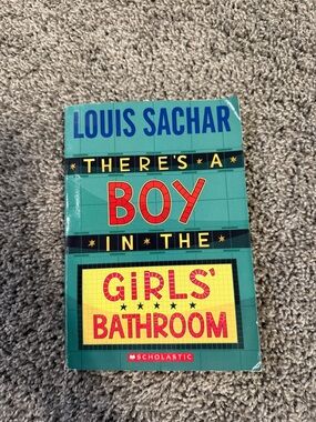 Scholastic There's a Boy in the Girls' Bathroom Book